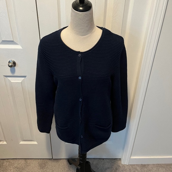Olsen size M blue cardigan - Picture 1 of 14